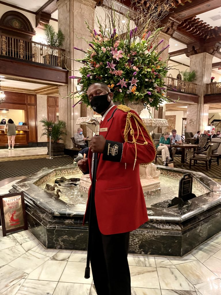 Duckmaster at Peabody Hotel, Memphis, TN